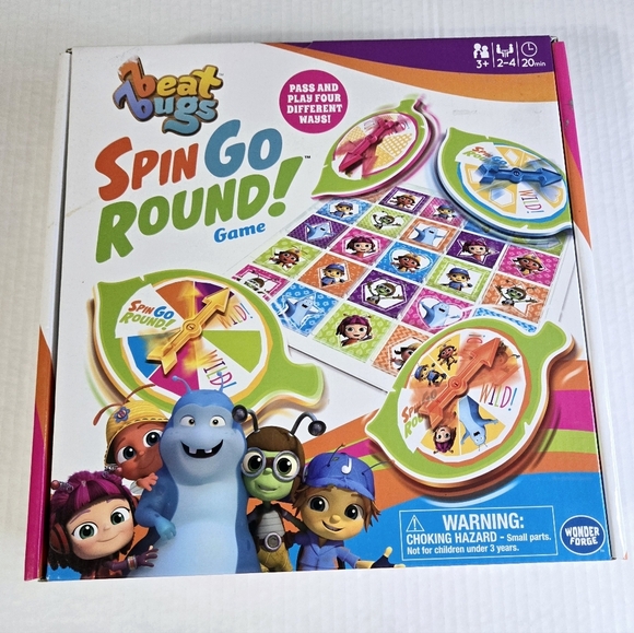 Beat Bugs Spin Go Round! Game Netflix Colors Patterns‎ Shapes - Picture 1 of 9